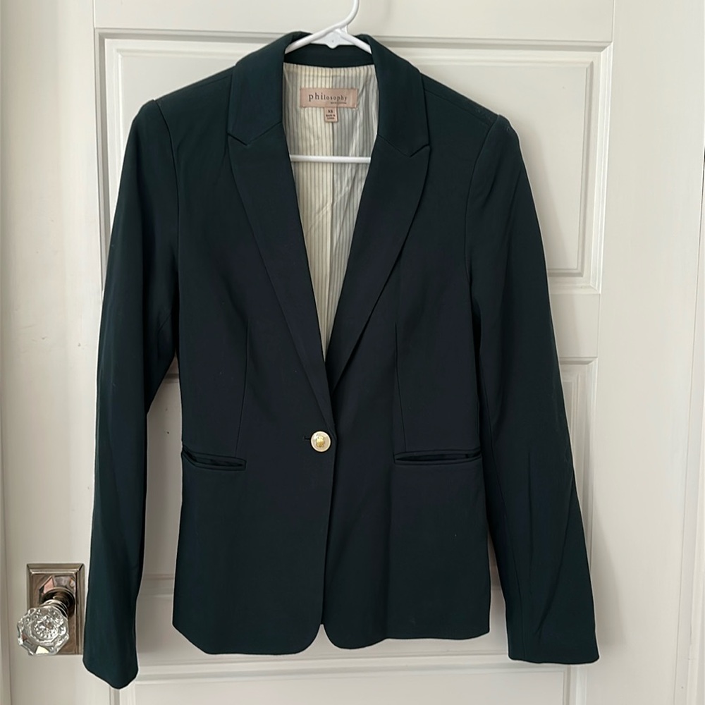 Forest green blazer